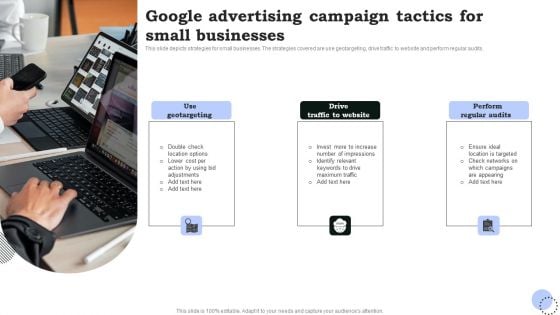 Google Advertising Campaign Tactics For Small Businesses Elements PDF