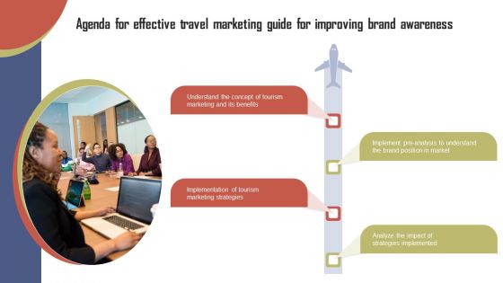 Agenda For Effective Travel Marketing Guide For Improving Brand Awareness Background PDF