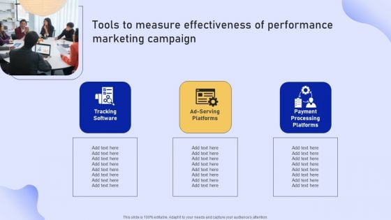 Online Marketing Strategy For Lead Generation Tools To Measure Effectiveness Of Performance Marketing Elements PDF