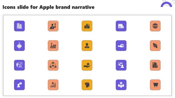 Icons Slide For Apple Brand Narrative Ppt Model Portfolio PDF