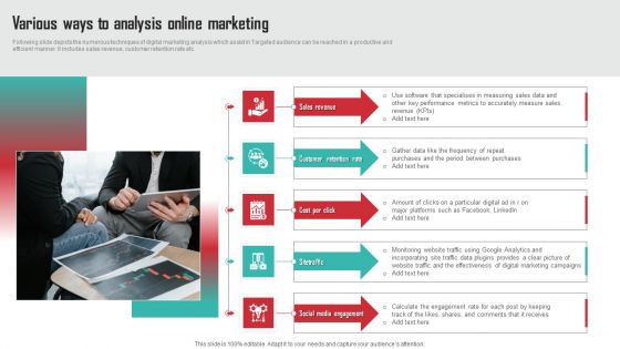 Various Ways To Analysis Online Marketing Introduction PDF