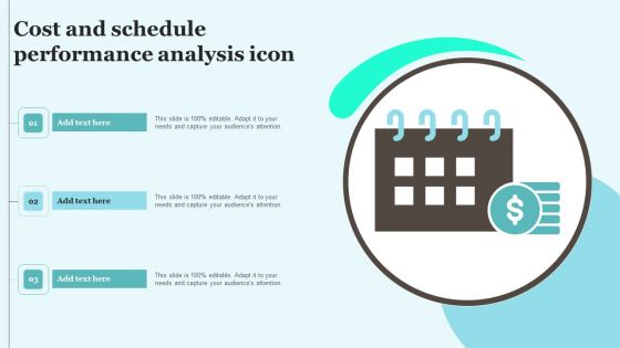 Cost And Schedule Performance Analysis Icon Download PDF