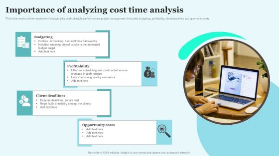 Importance Of Analyzing Cost Time Analysis Elements PDF Importance Of Analyzing Cost Time Analysis Elements PDF