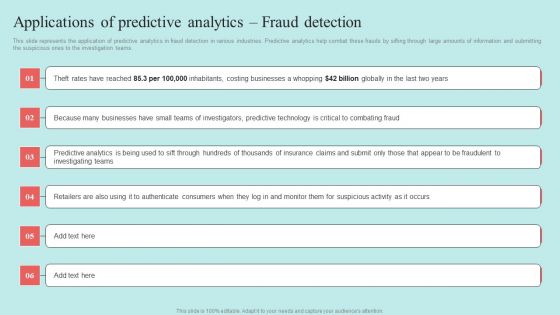 Predictive Data Model Applications Of Predictive Analytics Fraud Detection Microsoft PDF Predictive Data Model Applications Of Predictive Analytics Fraud Detection Microsoft PDF