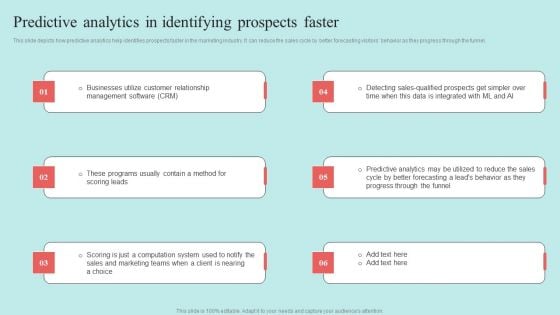 Predictive Data Model Predictive Analytics In Identifying Prospects Faster Pictures PDF Predictive Data Model Predictive Analytics In Identifying Prospects Faster Pictures PDF