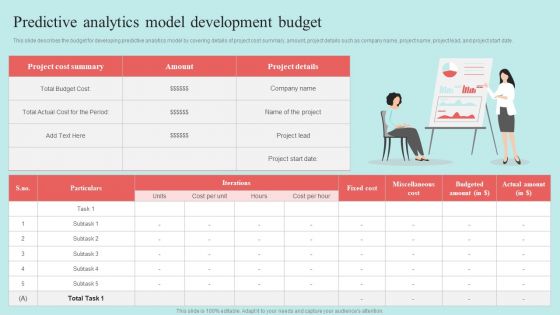 Predictive Data Model Predictive Analytics Model Development Budget Download PDF Predictive Data Model Predictive Analytics Model Development Budget Download PDF