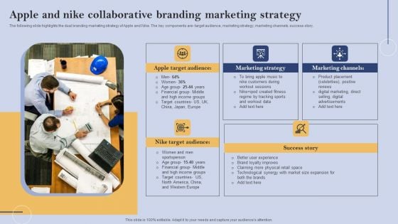 Apple And Nike Collaborative Branding Marketing Strategy Diagrams PDF Apple And Nike Collaborative Branding Marketing Strategy Diagrams PDF