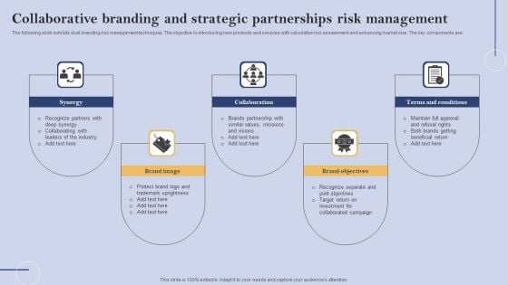 Collaborative Branding And Strategic Partnerships Risk Management Sample PDF