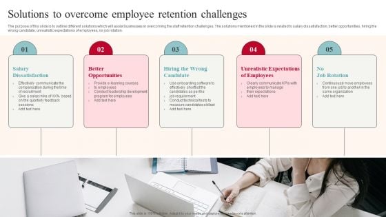 Solutions To Overcome Employee Retention Challenges Topics PDF Solutions To Overcome Employee Retention Challenges Topics PDF