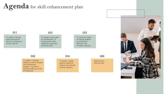 Agenda For Skill Enhancement Plan Topics PDF