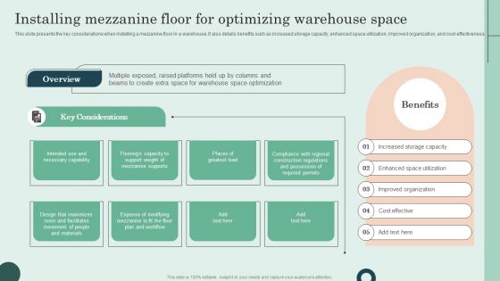Installing Mezzanine Floor For Optimizing Warehouse Space Topics PDF Installing Mezzanine Floor For Optimizing Warehouse Space Topics PDF