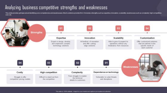 Key Business Account Management And Planning Techniques Analyzing Business Competitive Strengths Weaknesses Guidelines PDF