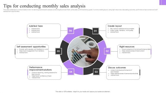 Tips For Conducting Monthly Sales Analysis Elements PDF