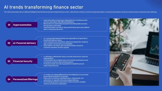 Ways Artificial Intelligence Is Transforming Finance Sector AI Trends Transforming Finance Sector Topics PDF