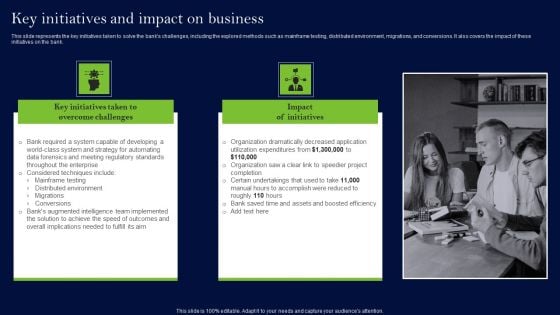 Data Lineage Methods Key Initiatives And Impact On Business Mockup PDF