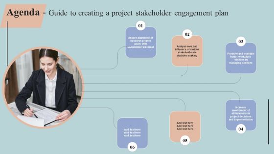 Agenda Guide To Creating A Project Stakeholder Engagement Plan Topics PDF