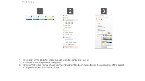 Four Steps Financial Chart With Icons Powerpoint Slides