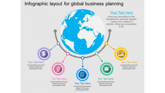 Infographic Layout For Global Business Planning Powerpoint Template Infographic Layout For Global Business Planning Powerpoint Template