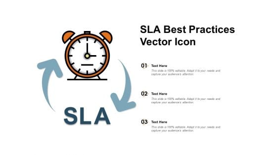 SLA Best Practices Vector Icon Ppt PowerPoint Presentation Styles Sample