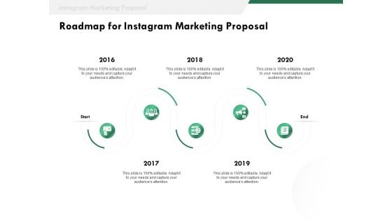 SMM Roadmap For Instagram Marketing Proposal Ppt Portfolio Example Topics PDF