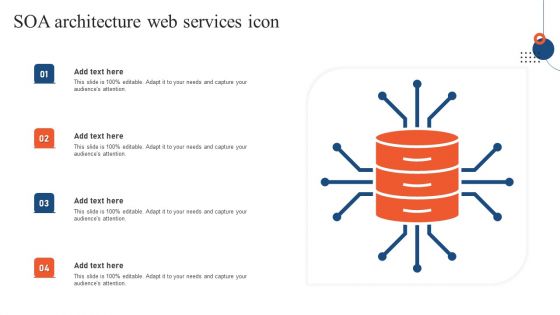 SOA Architecture Web Services Icon Ppt PowerPoint Presentation File Graphics PDF