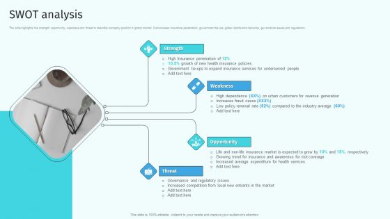 SWOT Analysis Health And Property Insurance Company Profile Inspiration PDF