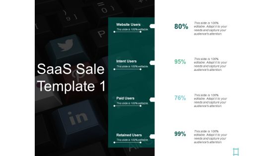 Saas Sale Paid Users Ppt PowerPoint Presentation Ideas Icon