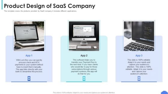 Saas Sales Pitch Deck Product Design Of Saas Company Ppt Ideas Example PDF Saas Sales Pitch Deck Product Design Of Saas Company Ppt Ideas Example PDF