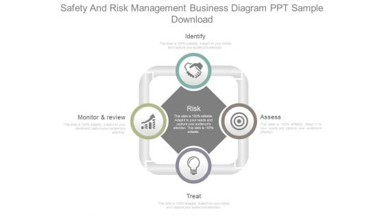 Safety And Risk Management Business Diagram Ppt Sample Download