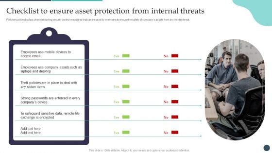 Safety Breach Response Playbook Checklist To Ensure Asset Protection From Internal Designs PDF