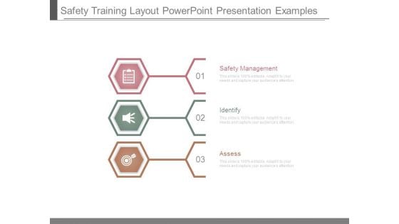 Safety Training Layout Powerpoint Presentation Examples