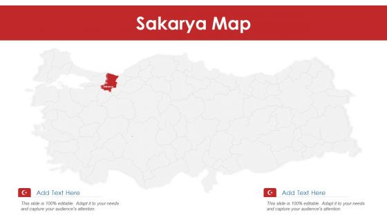 Sakarya Map PowerPoint Presentation PPT Template PDF