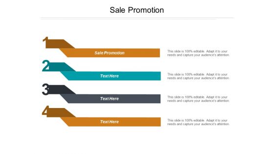Sale Promotion Ppt PowerPoint Presentation Ideas Show