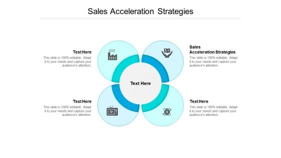 Sales Acceleration Strategies Ppt PowerPoint Presentation Summary Backgrounds Cpb Pdf