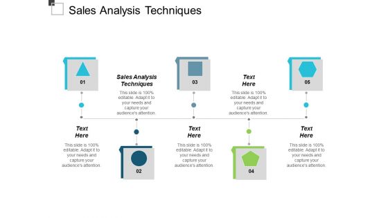 Sales Analysis Techniques Ppt Powerpoint Presentation Summary Format Cpb