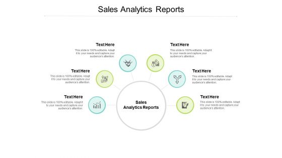 Sales Analytics Reports Ppt PowerPoint Presentation Gallery Cpb