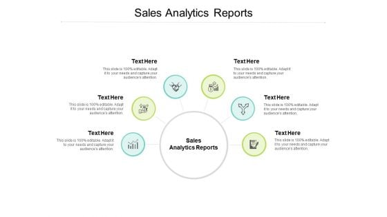 Sales Analytics Reports Ppt PowerPoint Presentation Gallery Cpb
