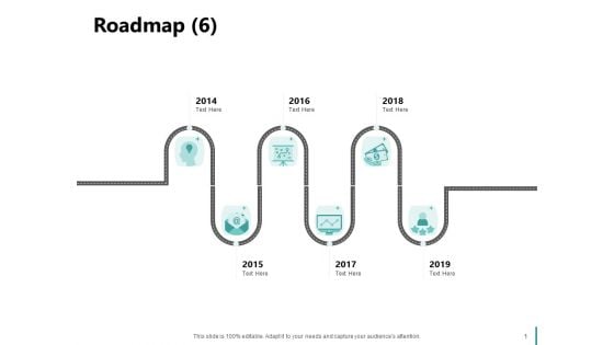 Sales And Business Development Action Plan Roadmap Six Flow Process Ppt Infographic Template Show PDF