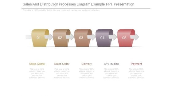 Sales And Distribution Processes Diagram Example Ppt Presentation