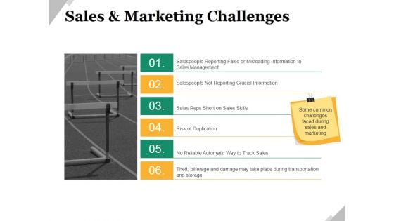 Sales And Marketing Challenges Ppt PowerPoint Presentation Slides Demonstration