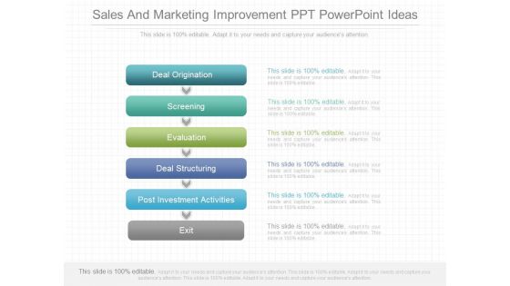 Sales And Marketing Improvement Ppt Powerpoint Ideas