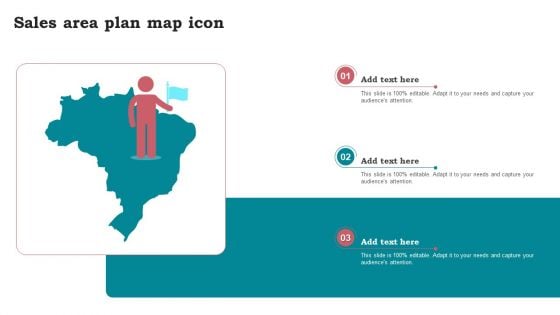 Sales Area Plan Map Icon Mockup PDF