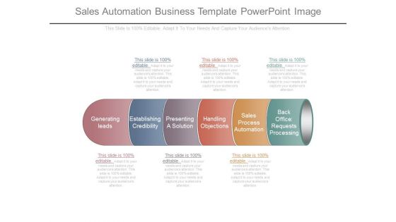 Sales Automation Business Template Powerpoint Image