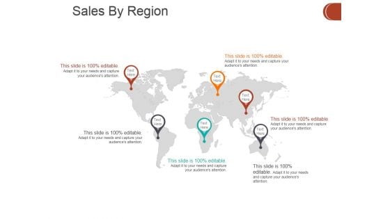 Sales By Region Ppt PowerPoint Presentation Ideas Clipart