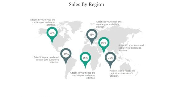 Sales By Region Ppt PowerPoint Presentation Pictures