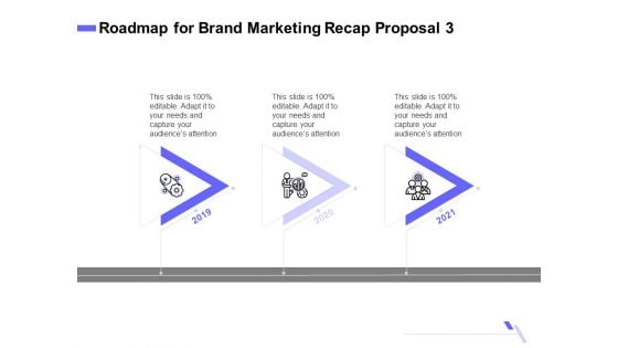 Sales Campaign Recap Roadmap For Brand Marketing Recap Proposal 3 Ppt PowerPoint Presentation Outline Show PDF