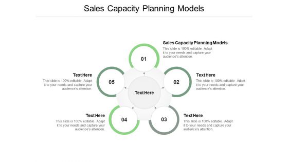 Sales Capacity Planning Models Ppt PowerPoint Presentation Outline Master Slide Cpb