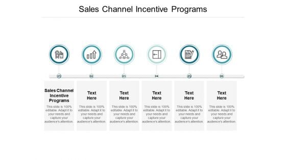 Sales Channel Incentive Programs Ppt PowerPoint Presentation Professional Templates Cpb