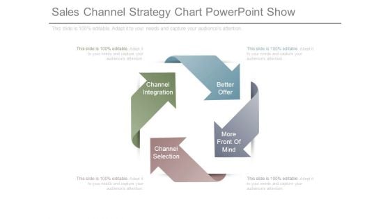 Sales Channel Strategy Chart Powerpoint Show Sales Channel Strategy Chart Powerpoint Show