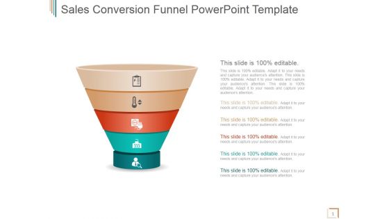 Sales Conversion Funnel Ppt PowerPoint Presentation Design Templates
